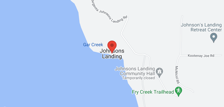 map of 1946 Johnsons Landing Road